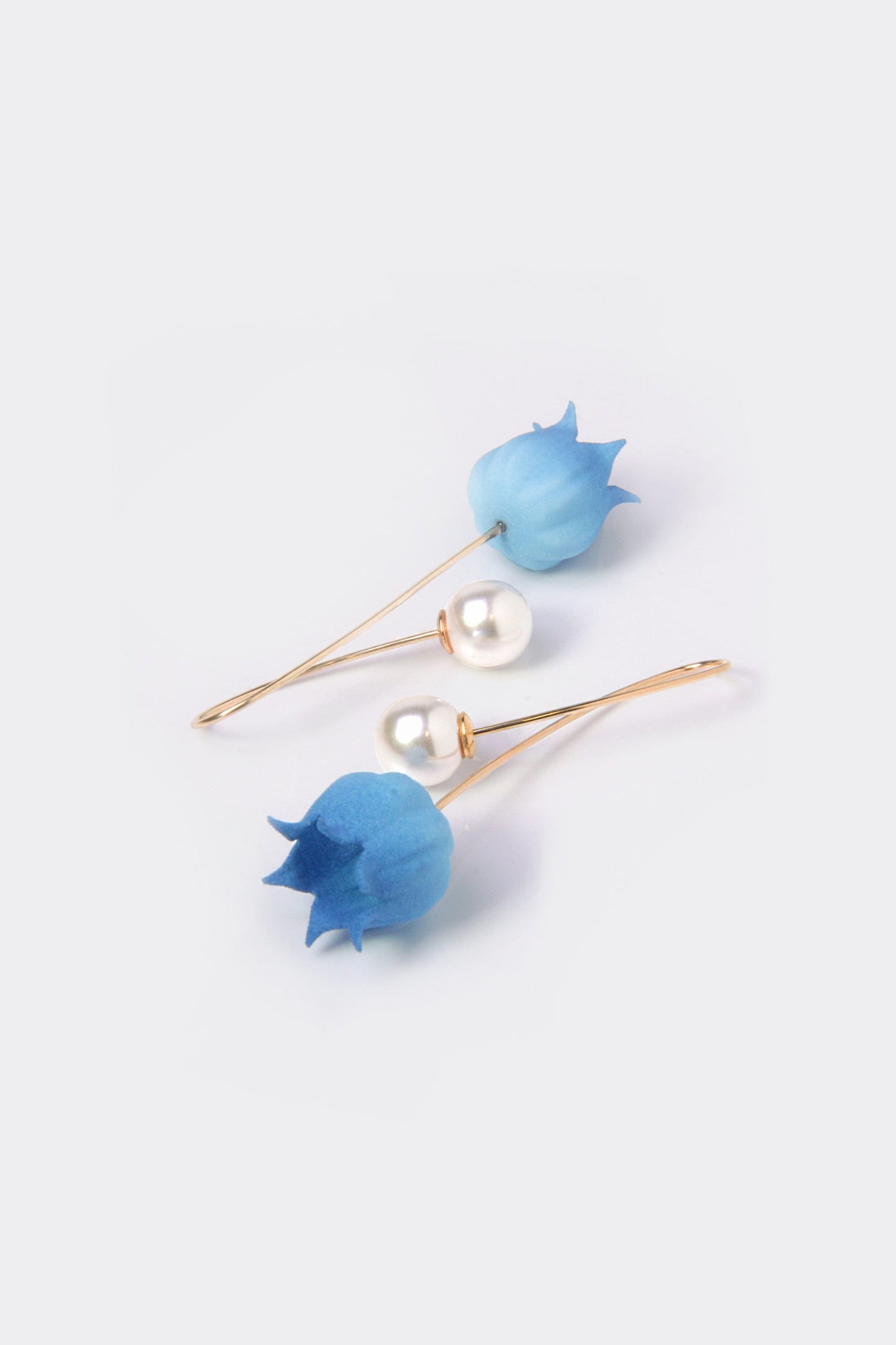 Flower Dangle Earring | 3D Printed Jewelry | 14k Gold Filled Earring | Light Weight Earring | Gift For Her | Lily of Valley Flower Earring