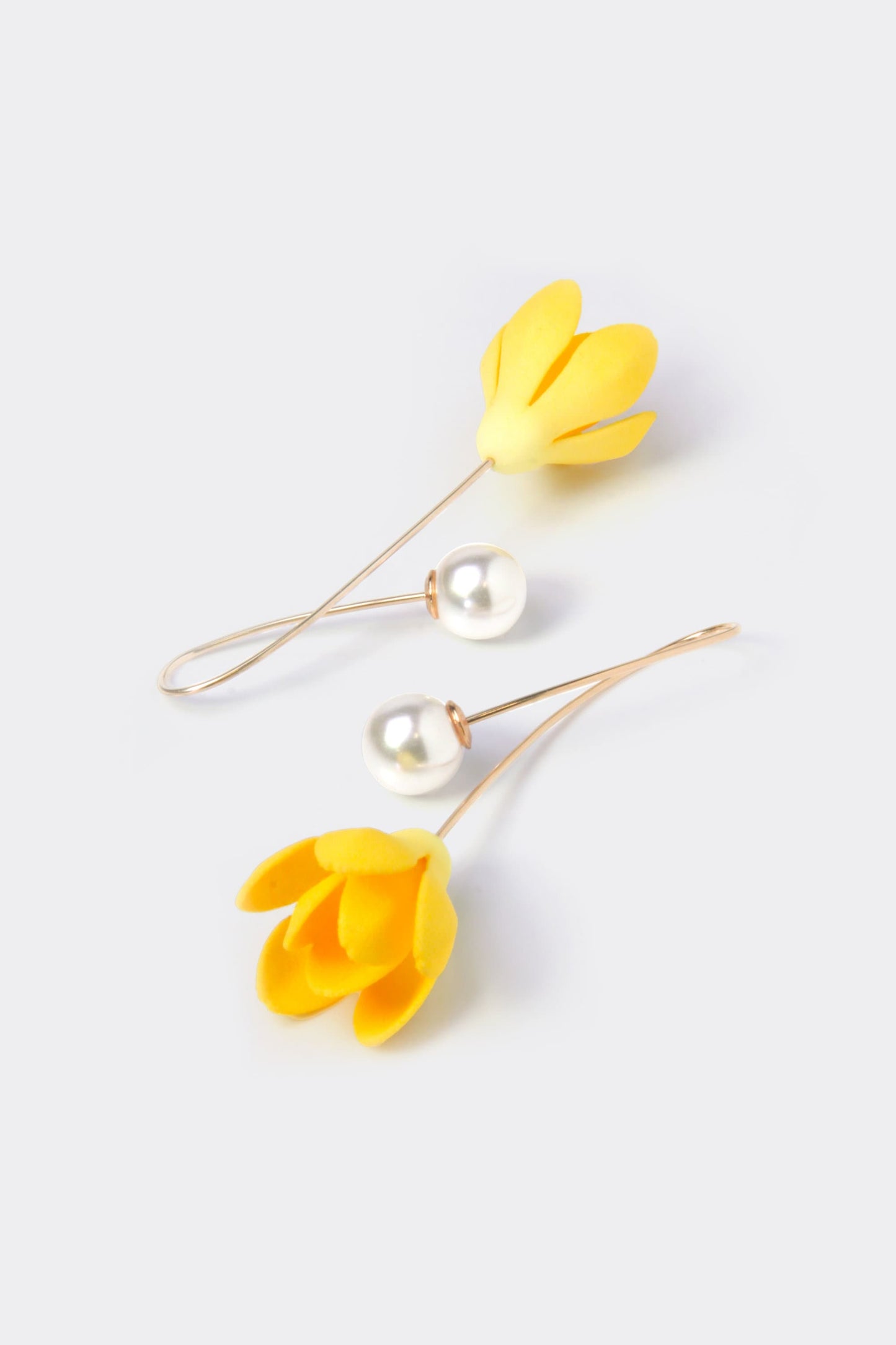 Flower Dangle Earring | 3D Printed Jewelry | 14k Gold Filled Earring | Light Weight Earring | Gift For Her | Magnolia Flower Earring